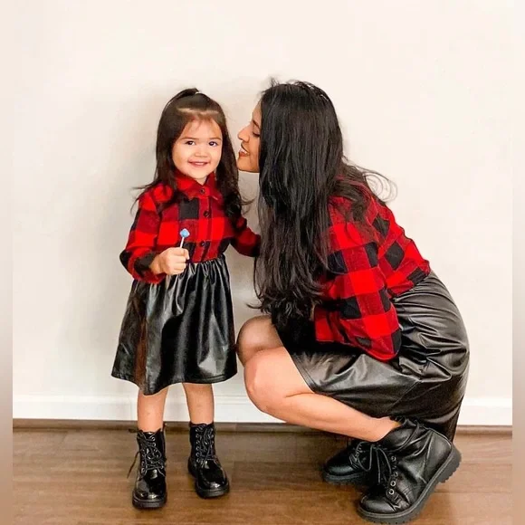 open lace back dress Shop Wine Colored Maxi Matching Mommy and Me Dresses - Lace Mother Daughter A Line Dress in Burgundy Color